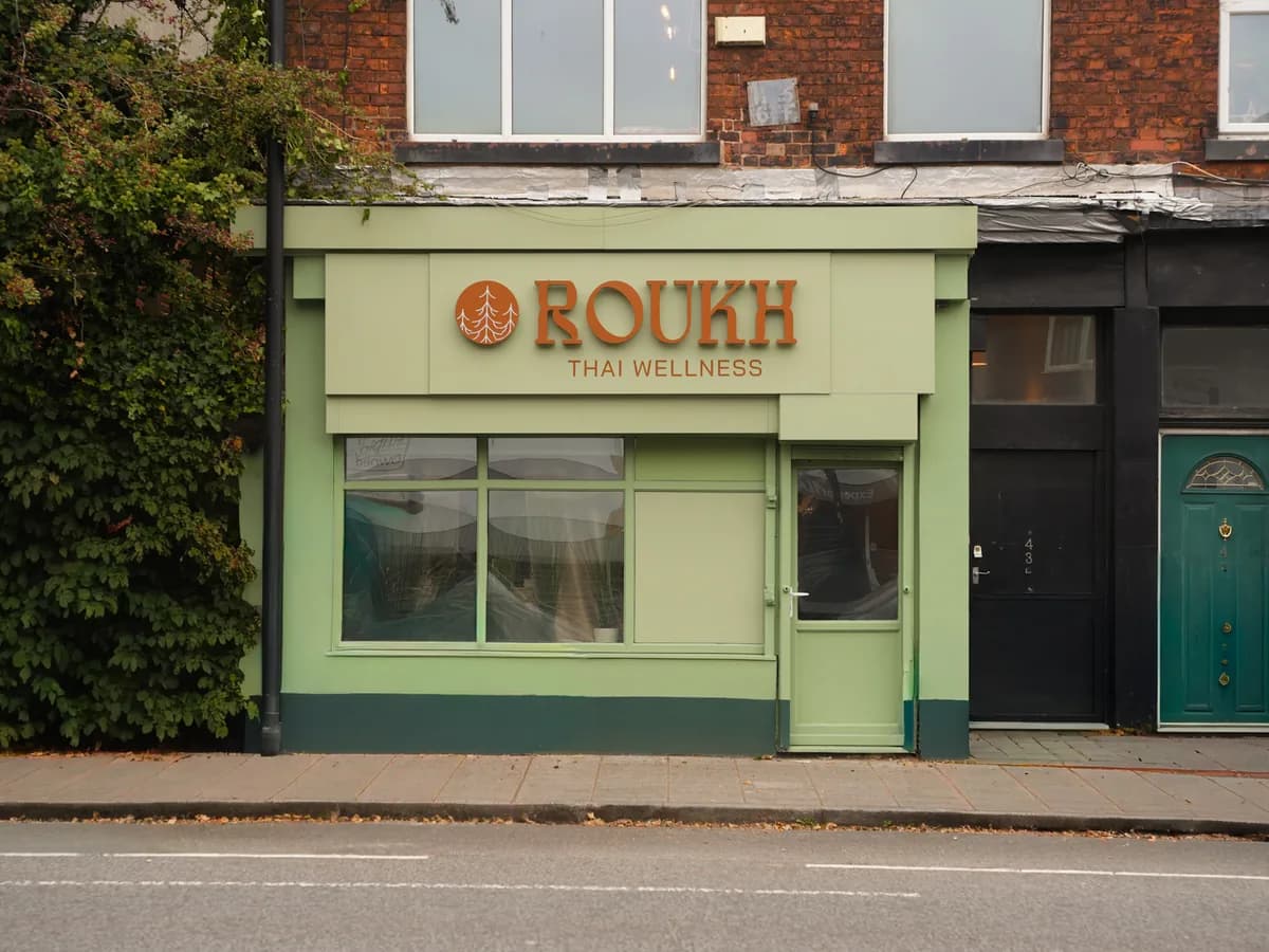 The Roukh Thai Wellness shopfront at 430 Bury New Road, Prestwich